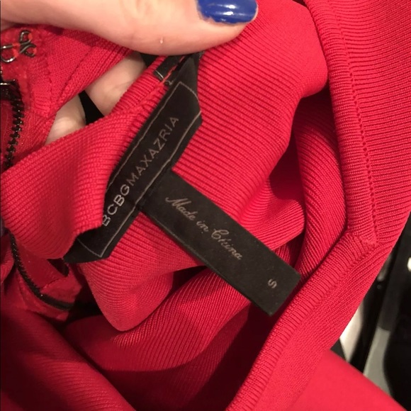 BCBG MaxMara Small Bandage Fit and Flare Dress - Picture 5 of 10